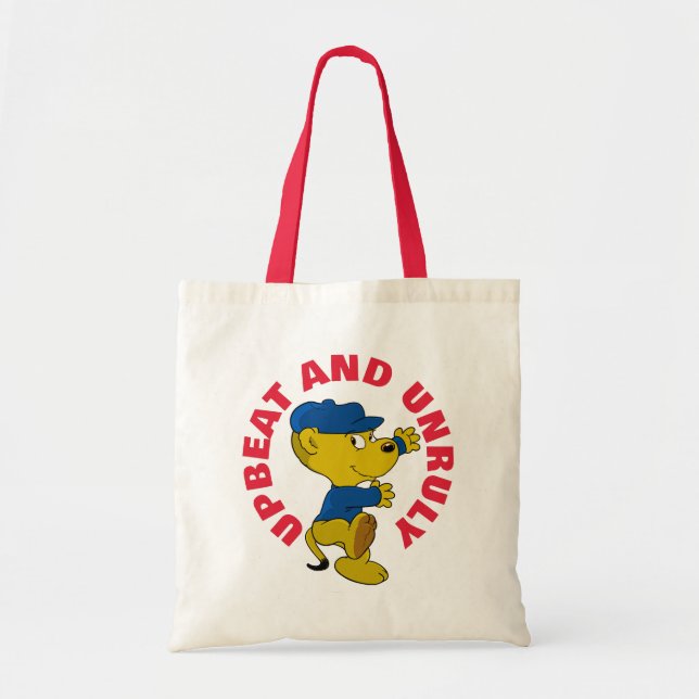 Ferald: Upbeat And Unruly Tote Bag (Front)