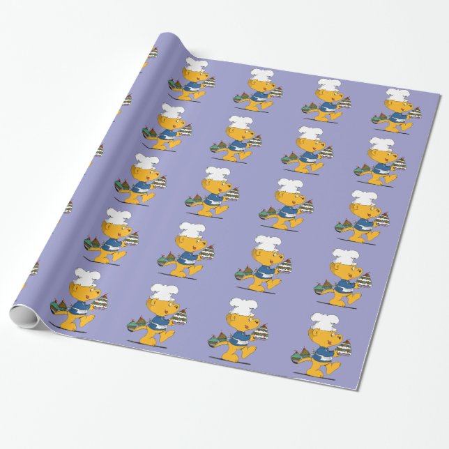 Ferald Wrapping Paper (Unrolled)