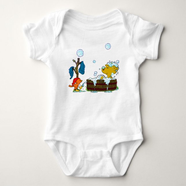 Ferald's Bubble Bath Baby Bodysuit (Front)