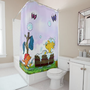 Ferald's Bubble Bath Shower Curtain