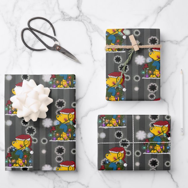 Ferald's Christmas Wrapping Paper Sheet (Front)