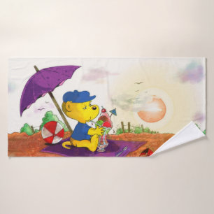Ferald's Ice Cream Beach Delight Bath Towel