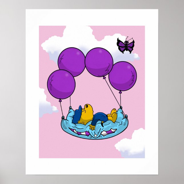 Ferald's Pillow Balloons Poster (Front)
