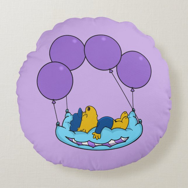 Ferald's Pillow Balloons Round Pillow (Front)