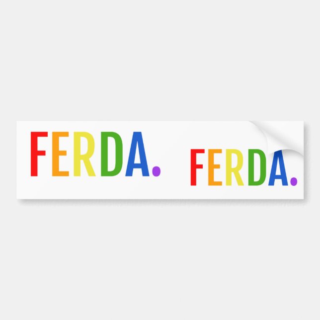 ferda bumper sticker (Front)
