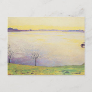 Ferdinand Hodler- Lake Geneva in Chexbres Postcard