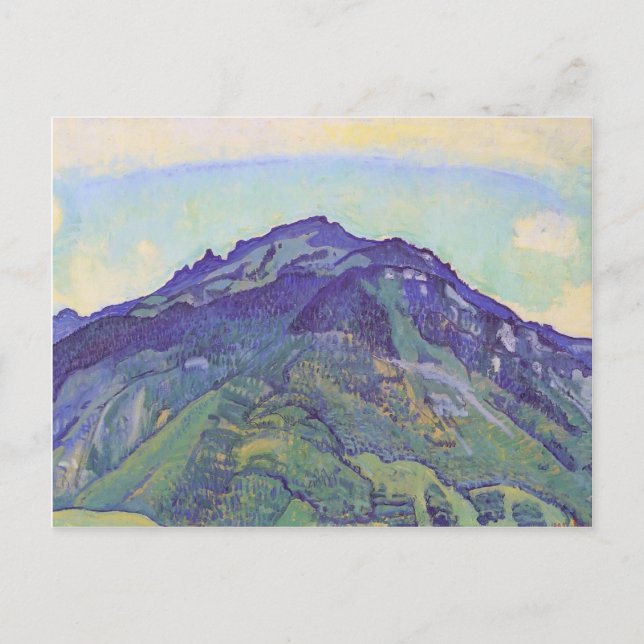 Ferdinand Hodler- Schynige plate Postcard (Front)