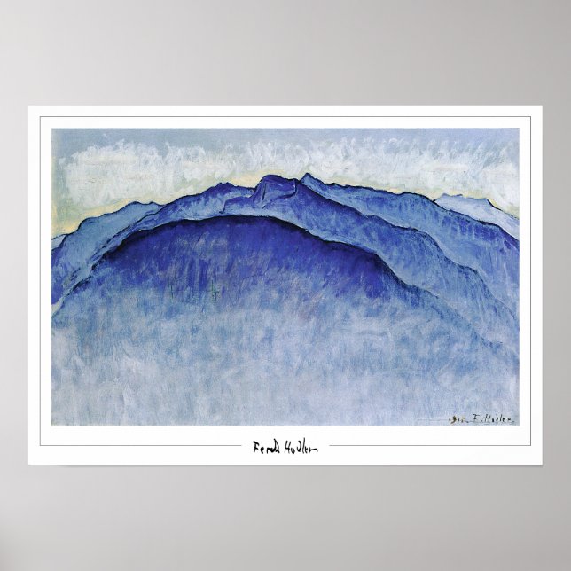 Ferdinand Hodler Zedign Art Poster #157 (Front)