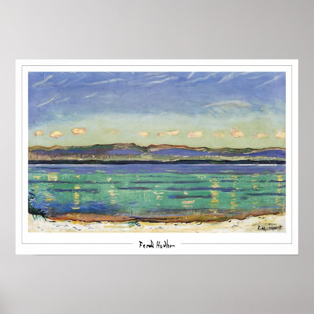 Ferdinand Hodler Zedign Art Poster #159 (Front)
