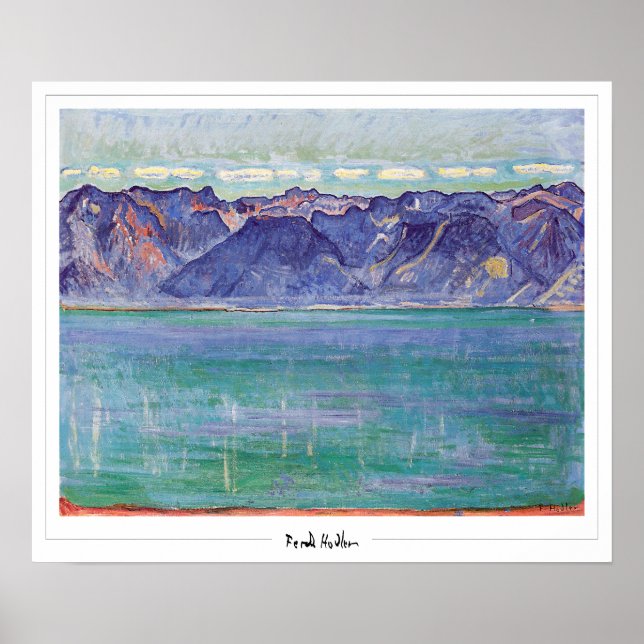 Ferdinand Hodler Zedign Art Poster #193 (Front)