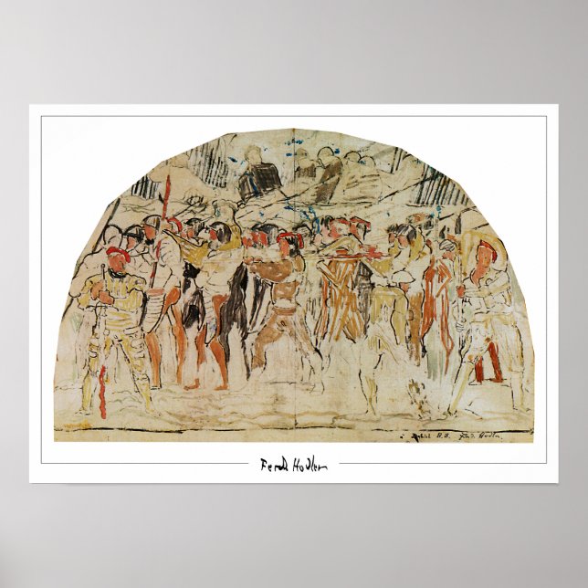 Ferdinand Hodler Zedign Art Poster #225 (Front)