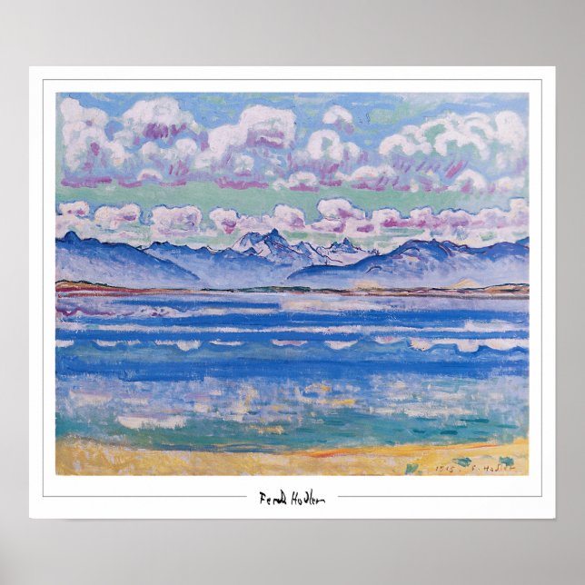 Ferdinand Hodler Zedign Art Poster #230 (Front)