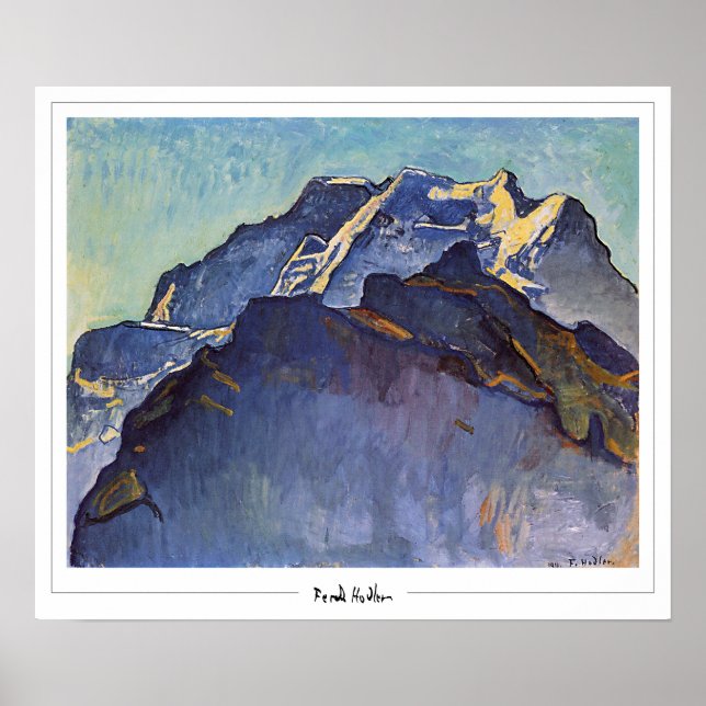 Ferdinand Hodler Zedign Art Poster #5 (Front)