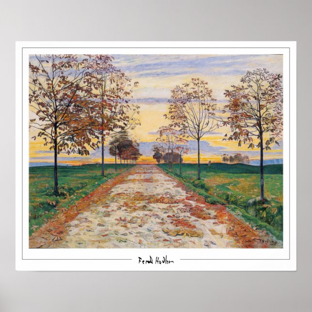 Ferdinand Hodler Zedign Art Poster #85 (Front)