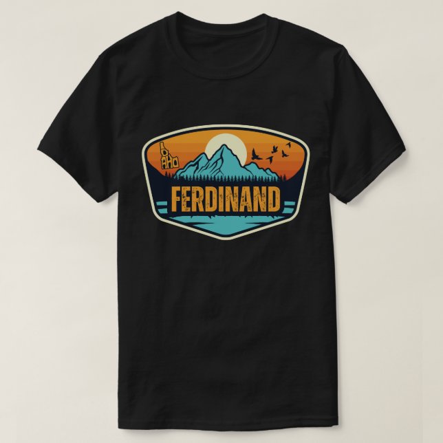 Ferdinand, Idaho T-Shirt (Design Front)
