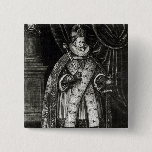 Ferdinand II  1622 15 Cm Square Badge (Front)