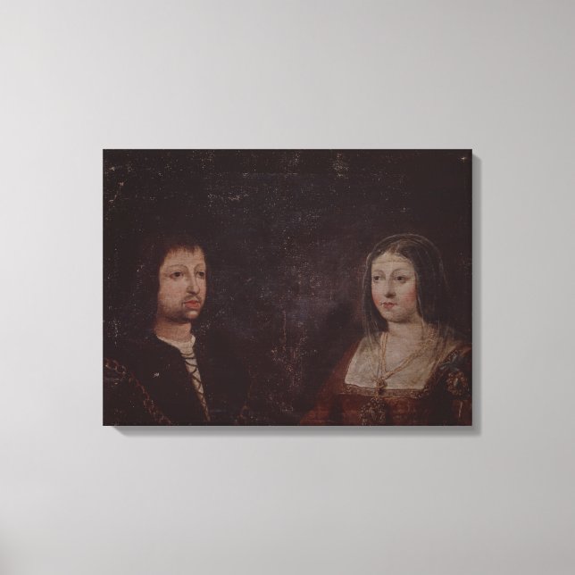 Ferdinand II of Aragon and Isabella I of Castile Canvas Print (Front)