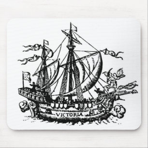 Ferdinand Magellan's boat 'Victoria' Mouse Mat