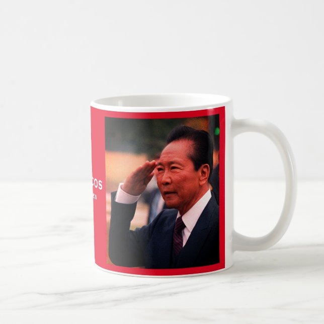 Ferdinand Marcos, Tenth President of Philippines Coffee Mug (Right)