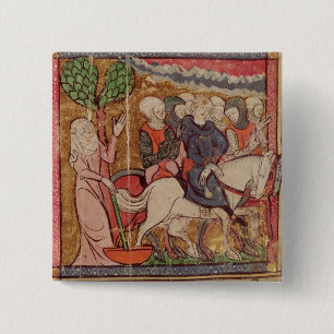 Ferdinand of Portugal  Count of Flanders 15 Cm Square Badge