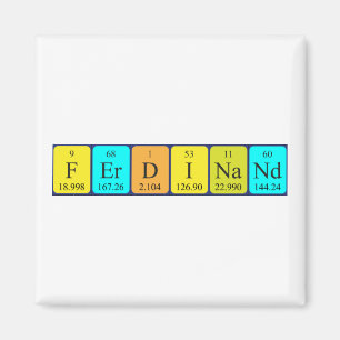 Ferdinand periodic table name magnet