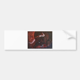 Ferdinand the bull bumper sticker
