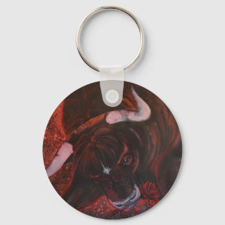 Ferdinand the bull key ring