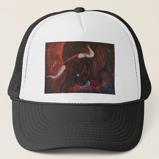 Ferdinand the bull trucker hat (Front)