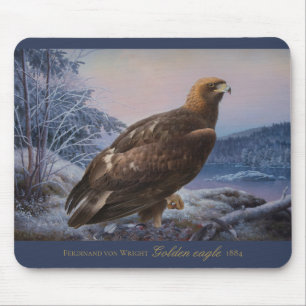 Ferdinand von Wright Golden eagle 1884 Wildlife Mouse Mat