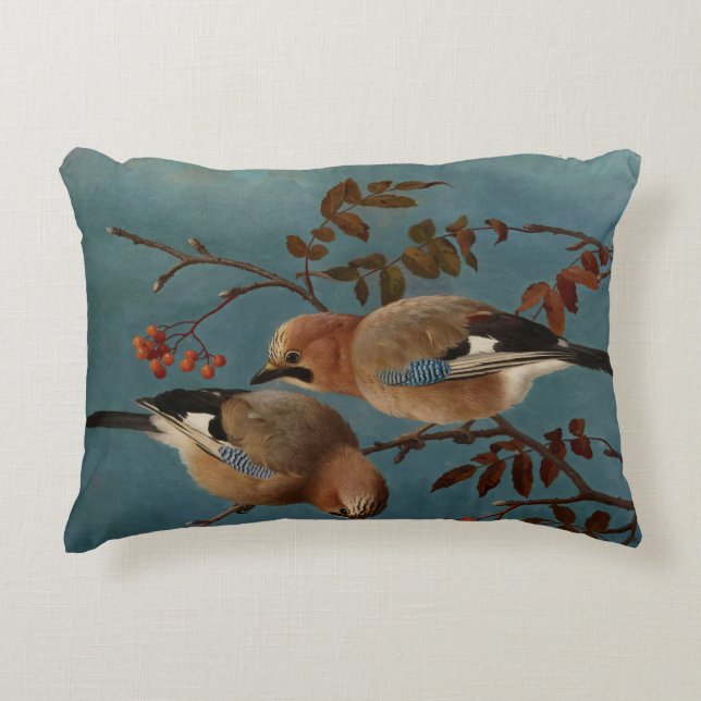 Ferdinand von Wright - Jays Decorative Cushion (Front)