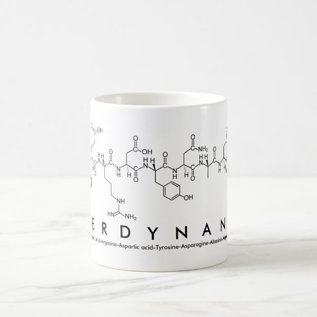 Ferdynand peptide name mug (Center)