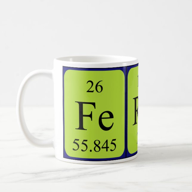 Fergal periodic table name mug (Left)