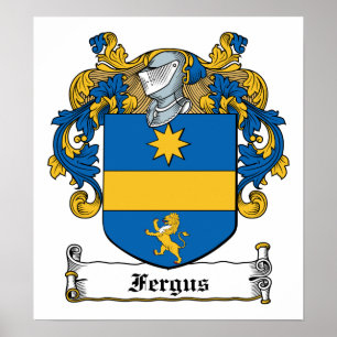 Fergus Family Crest Poster