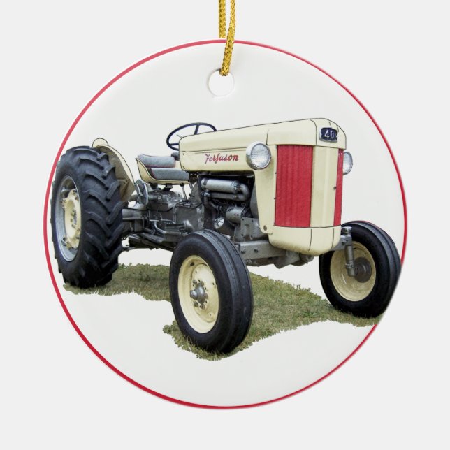 Ferguson 40 ceramic tree decoration (Front)