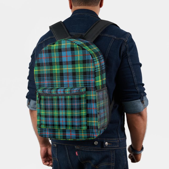 Ferguson Ancient Tartan Printed Backpack (Insitu (Model))