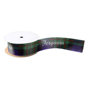 Ferguson clan Plaid Scottish tartan Satin Ribbon