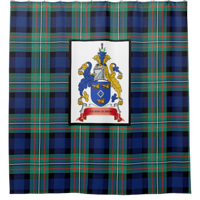 Ferguson Clan Tartan Banner or Shower Curtain (Front)