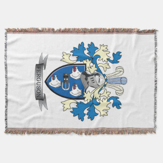 Ferguson Family Crest Coat of Arms Throw Blanket