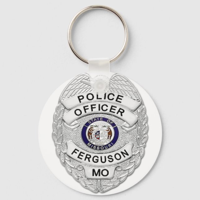Ferguson Police Badge Key Ring (Front)