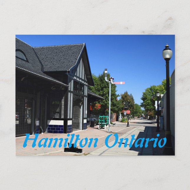 Ferguson Station Hamilton Ontario Postcard (Front)