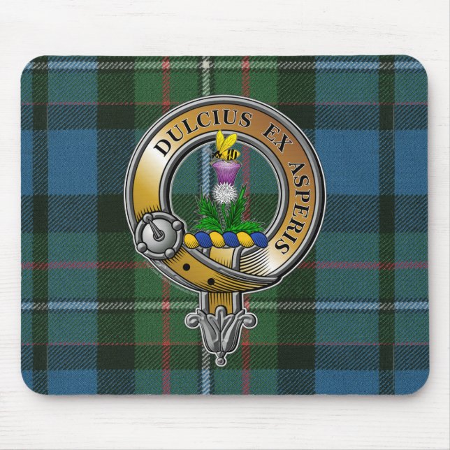 Ferguson Tartan & Badge Mouse Mat (Front)
