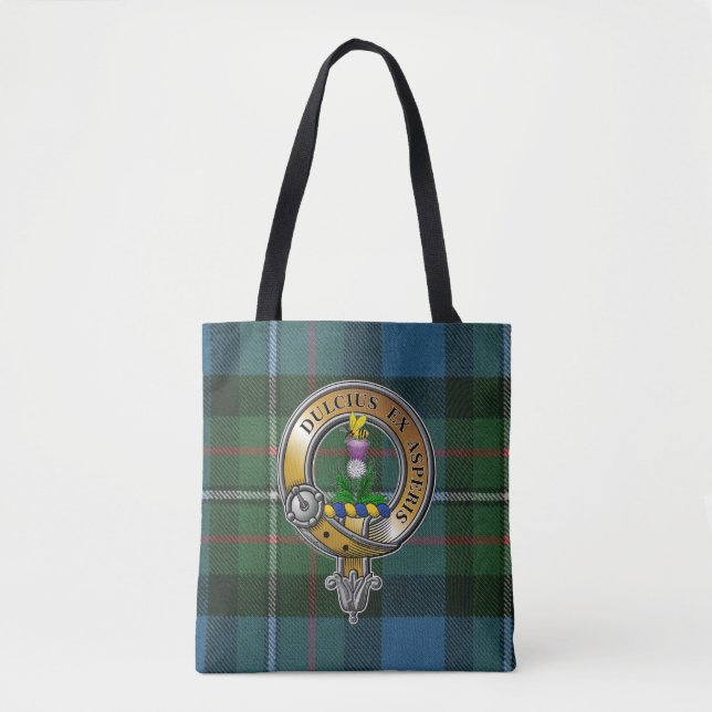 Ferguson Tartan & Badge Tote Bag (Front)