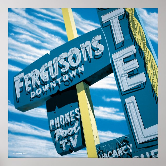 Fergusons Motel Poster Print (Front)