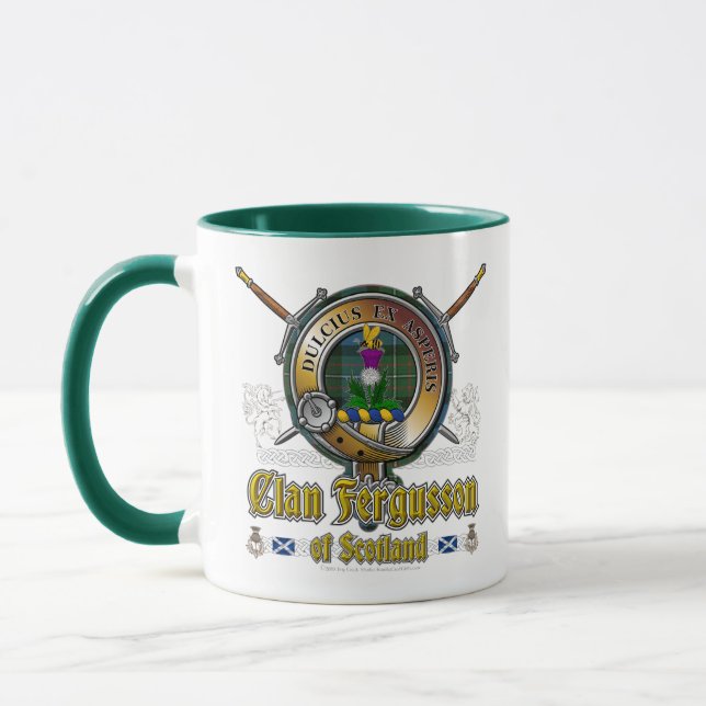Fergusson Clan Badge Mug (Left)