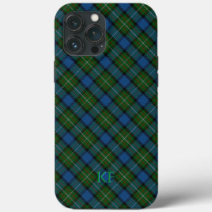 Fergusson Official Tartan with monogram / name iPhone 13 Pro Max Case