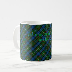 Fergusson Official Tartan with monogram / name Coffee Mug