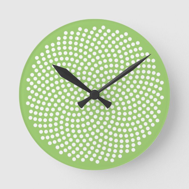 Fermat’s Spiral Round Clock (Front)