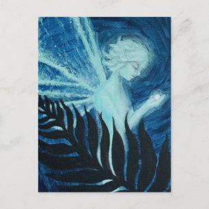 "Fern and the Pearl" Fairy Postcard