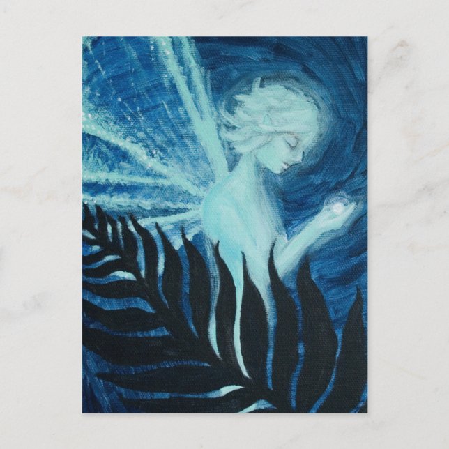 "Fern and the Pearl" Fairy Postcard (Front)