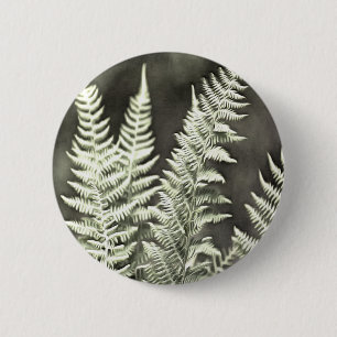 Fern Artistic Abstract 6 Cm Round Badge